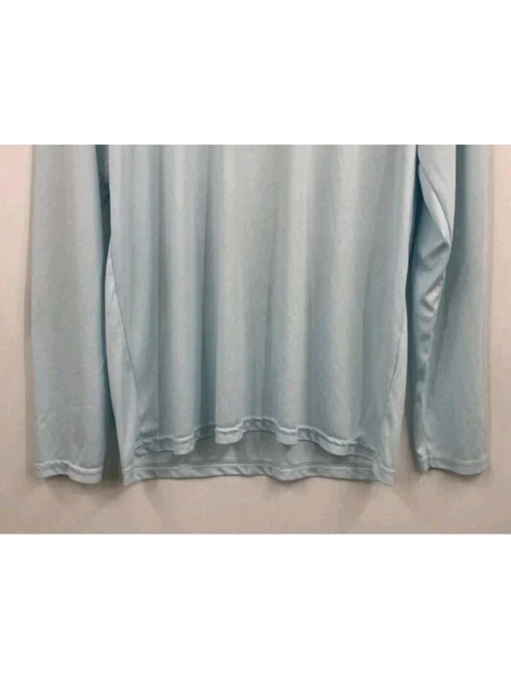 What The Fin? Men's Large Blue Jolley Roger Long Sleeve Shirt